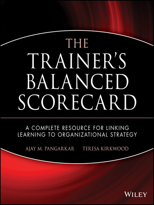 Cover image for The Trainer's Balanced Scorecard